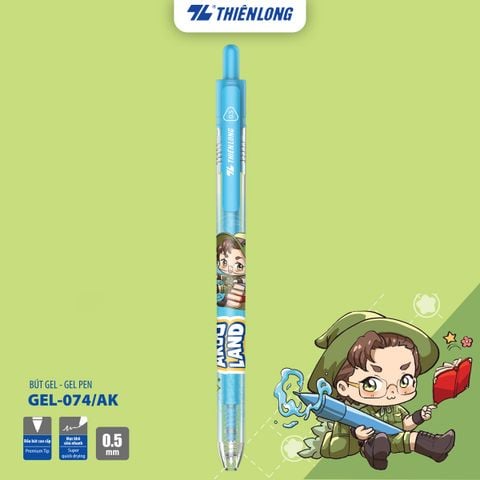 Combo 5/10/20 Bút gel Akooland Tahi Thiên Long GEL-074/AK - Mực khô siêu nhanh