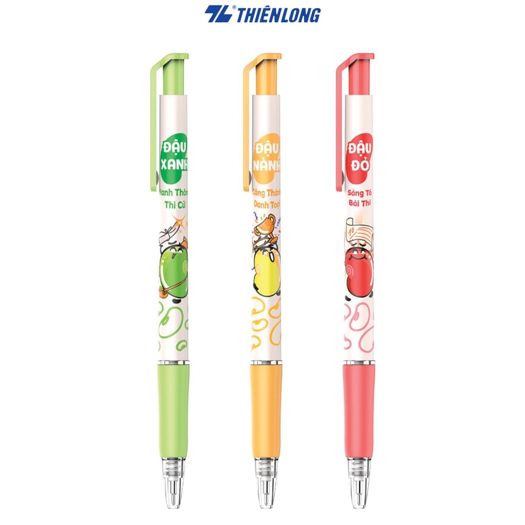 Combo 5/10/20 Bút gel B - Glubby Butter Gel Thiên Long GELB-046 - Mực Xanh