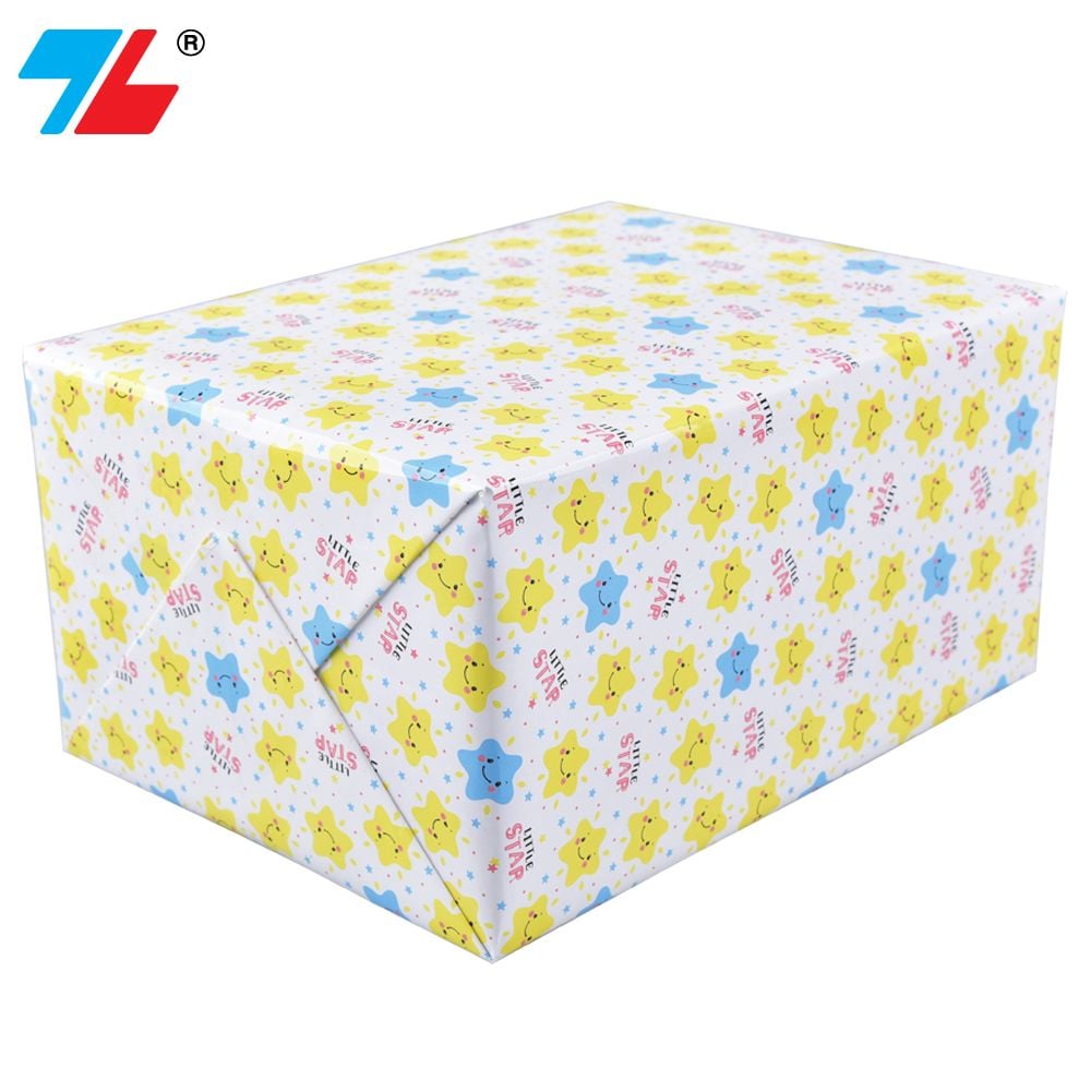 Giấy gói quà Thiên Long 70x50cm phủ bóng GGQ-003