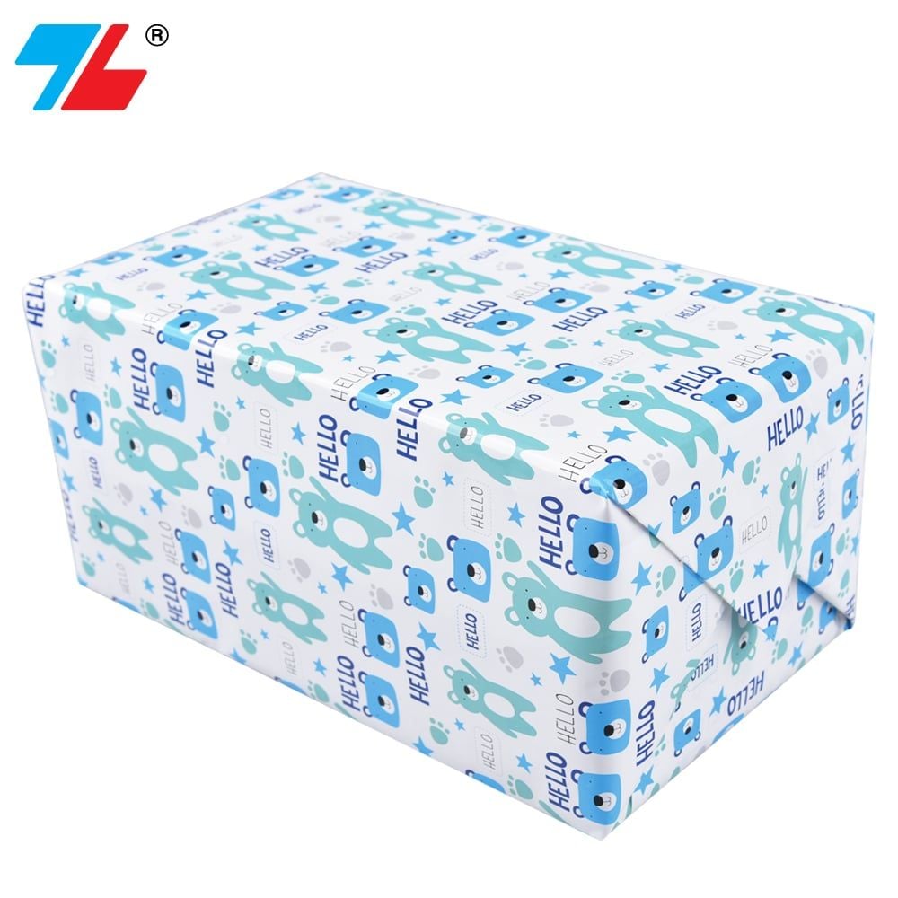 Giấy gói quà Thiên Long 70x50cm phủ bóng GGQ-003