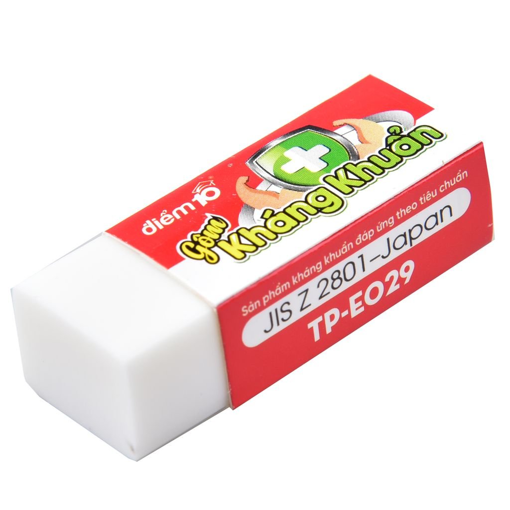 Gôm tẩy xóa chì kháng khuẩn Điểm 10 TP-E029