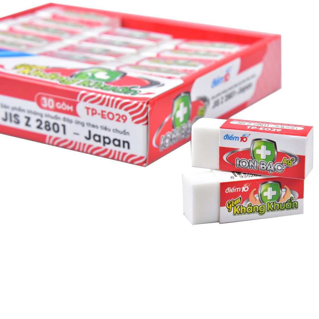 Gôm tẩy xóa chì kháng khuẩn Điểm 10 TP-E029