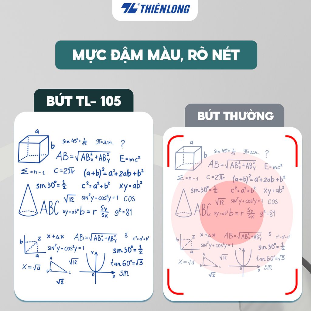Bút bi Thiên Long TL-105 màu pastel PRO 027