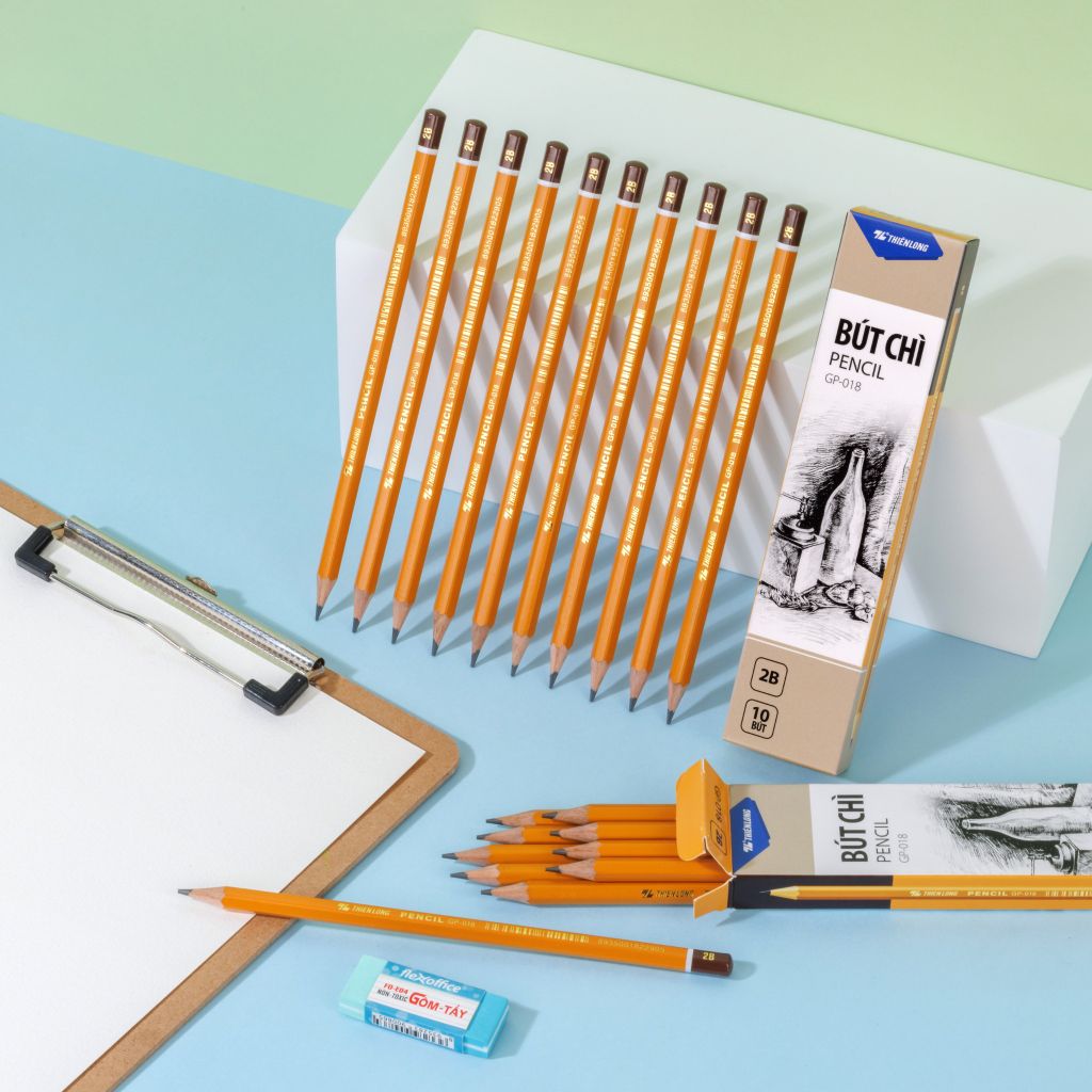 Combo 20 Bút chì gỗ 2B Thiên Long GP-018