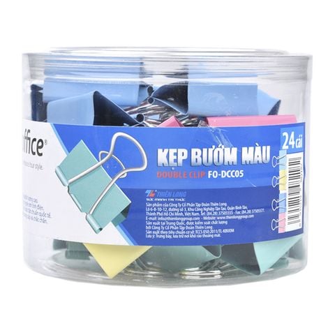 Kẹp bướm màu Flexoffice 41mm FO-DCC05 (FS)