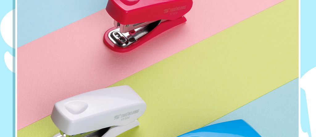 Bấm kim mini số 10 - Mini Stapler Thiên Long - Bấm nhẹ hơn - Màu ngẫu nhiên