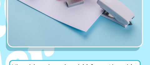 Bấm kim mini số 10 - Mini Stapler Thiên Long - Bấm nhẹ hơn - Màu ngẫu nhiên