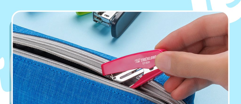 Bấm kim mini số 10 - Mini Stapler Thiên Long - Bấm nhẹ hơn - Màu ngẫu nhiên