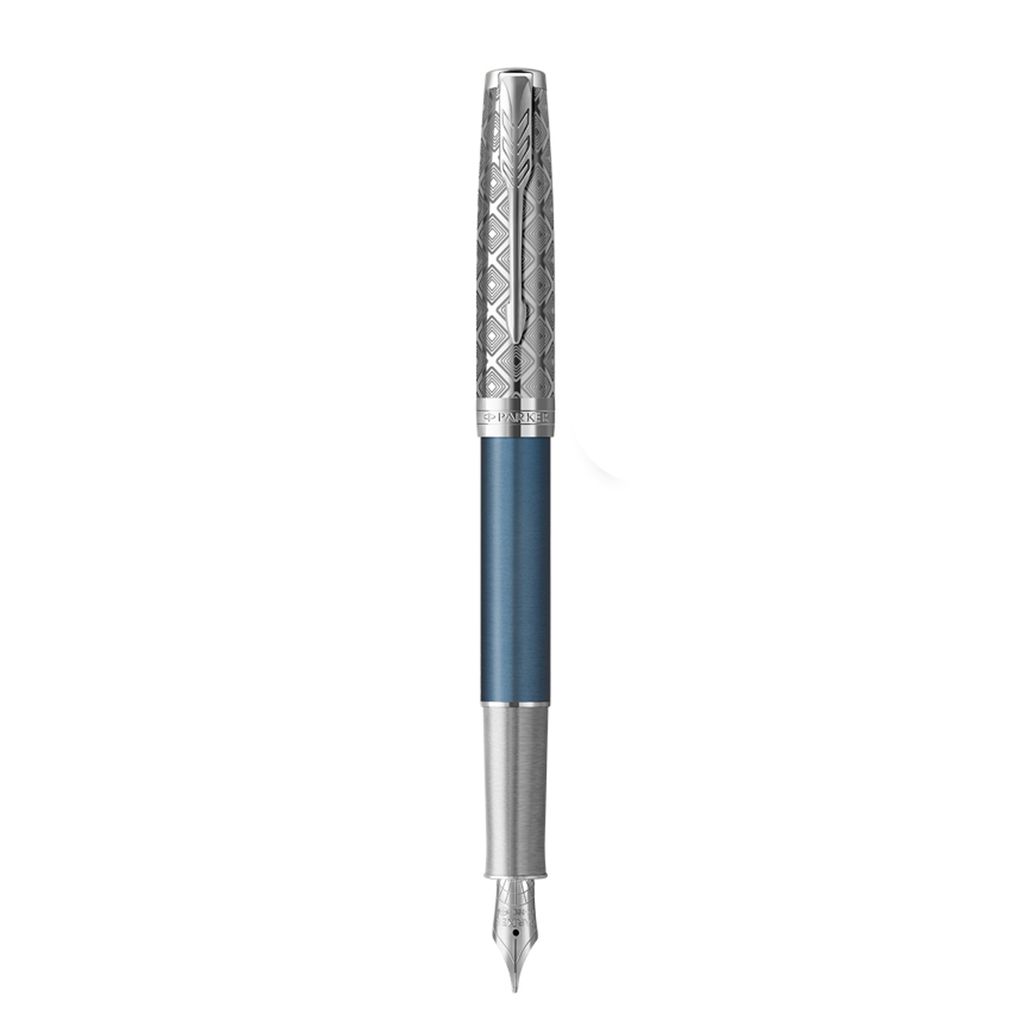 Bút máy cao cấp Parker SON Metal Blue CT 18k GB-2119743 - Mạ vàng 18K
