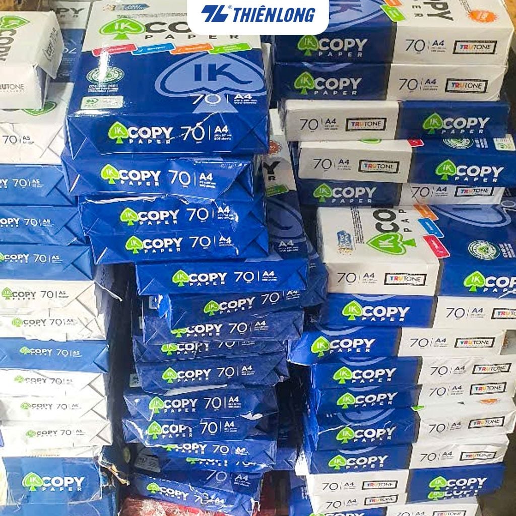 [HÀNG LỖI VẬN CHUYỂN] Ream giấy A3/A4/A5 70-80 gsm IK Copy (500 tờ) - Hàng nhập khẩu Indonesia