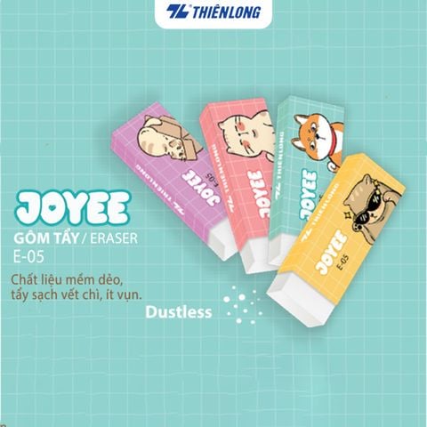 Gôm tẩy xóa chì Joyee Thiên Long E-05 - Mẫu ngẫu nhiên