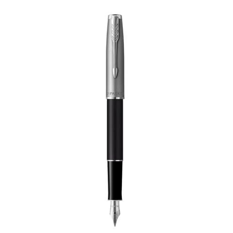 Bút máy cao cấp Parker SON SB Metal Black CT TB-2146870 - Thép không gỉ