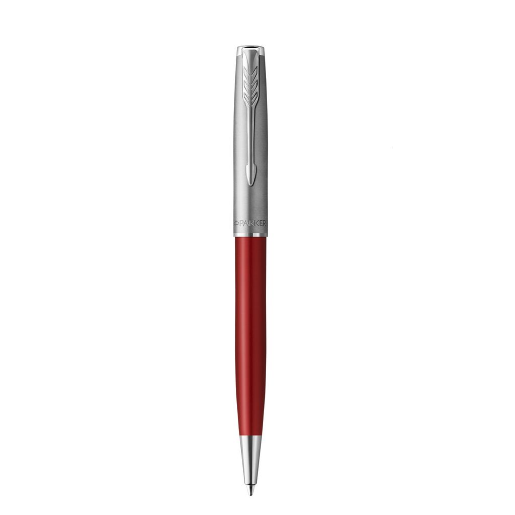 Bút bi cao cấp Parker SON X-SB Metal Red CT TB-2146855 - Thép không gỉ