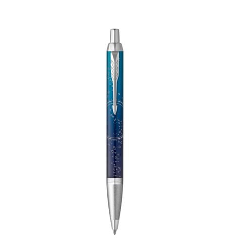 Bút bi Parker IM Special Edition Submerge Blue - Thép không gỉ - Ngòi 0.7mm - 2152991