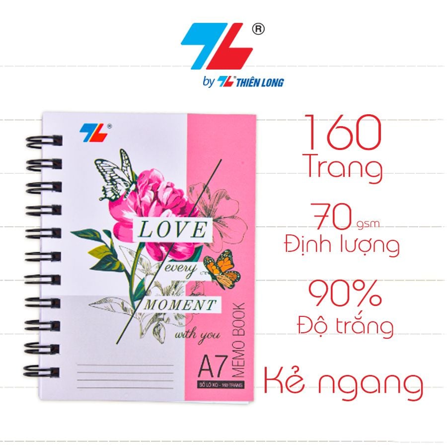 Sổ lò xo A7 Thiên Long