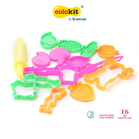 Bộ khuôn sáp nặn Colokit MCT-C03