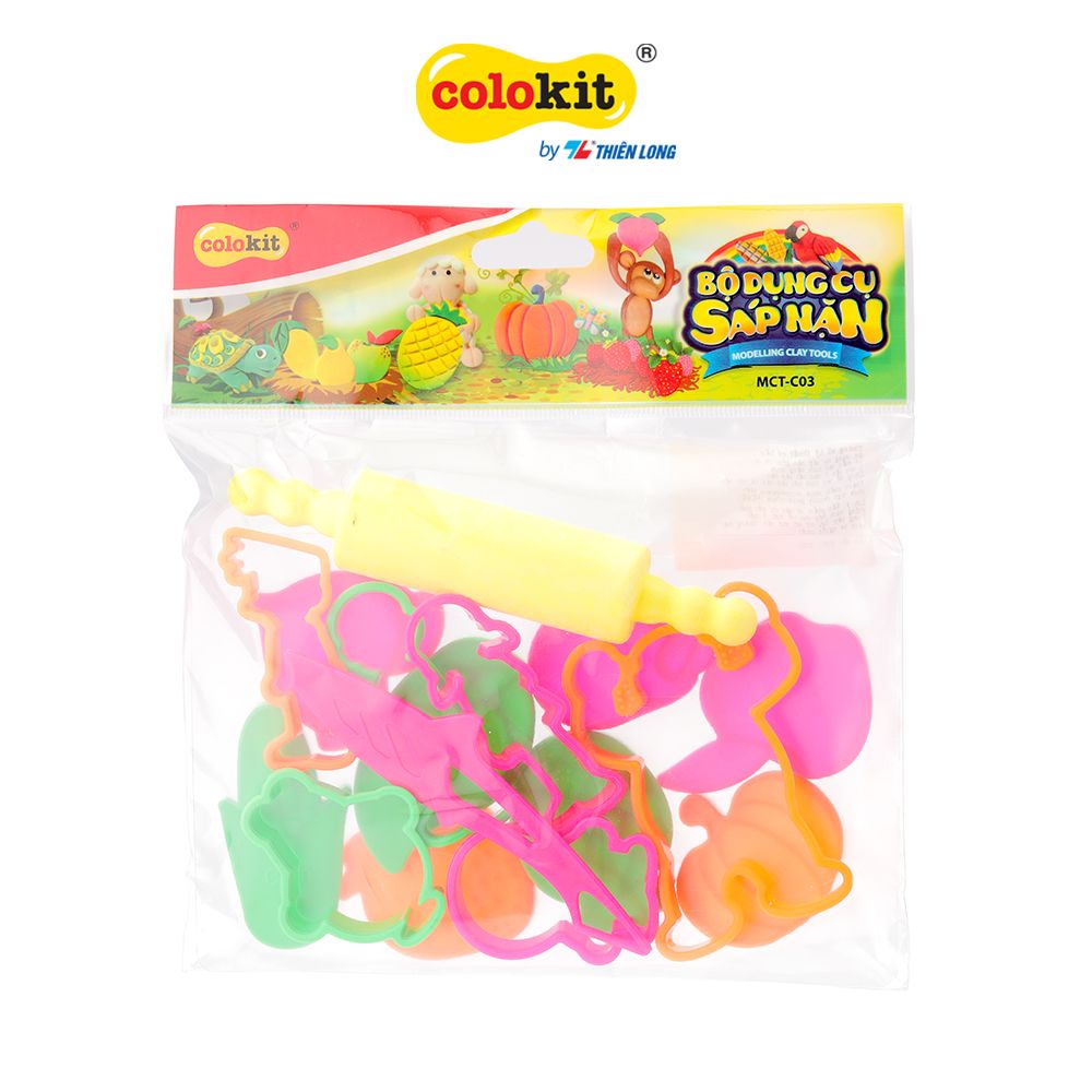 Bộ khuôn sáp nặn Colokit MCT-C03