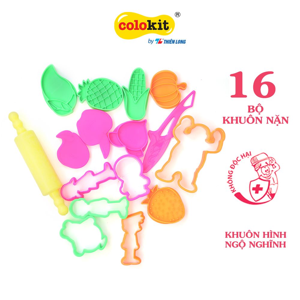 Bộ khuôn sáp nặn Colokit MCT-C03