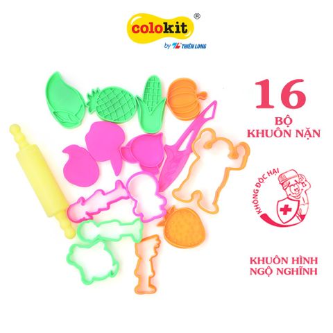Bộ khuôn sáp nặn Colokit MCT-C03