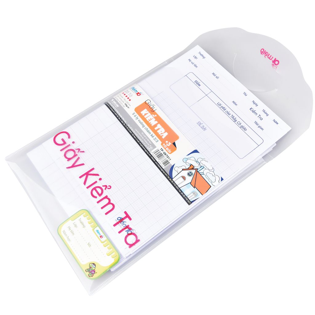 Giấy kiểm tra  Điểm 10 TP-GKT011 5 ôly