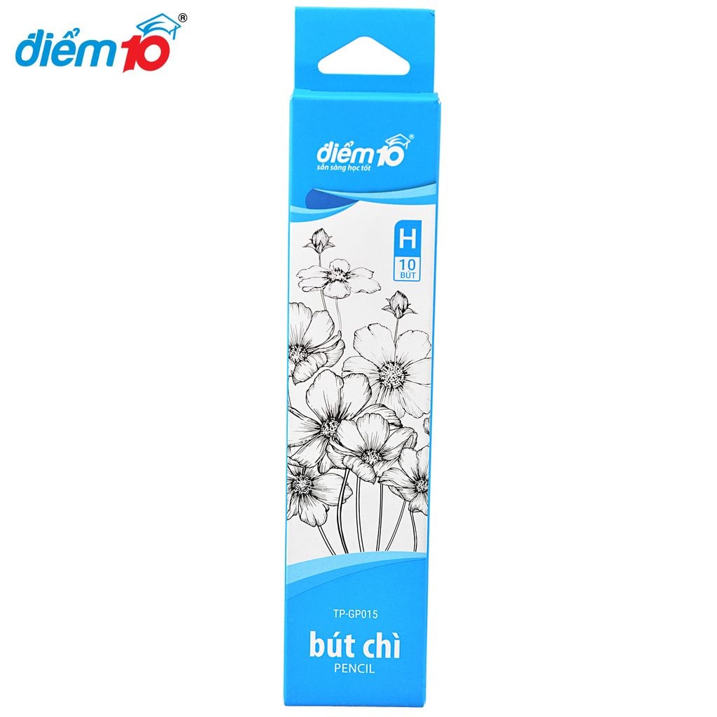 Combo 5 Bút chì gỗ Điểm 10 TP-GP015