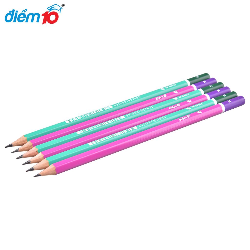Combo 5 Bút chì gỗ Điểm 10 TP-GP015