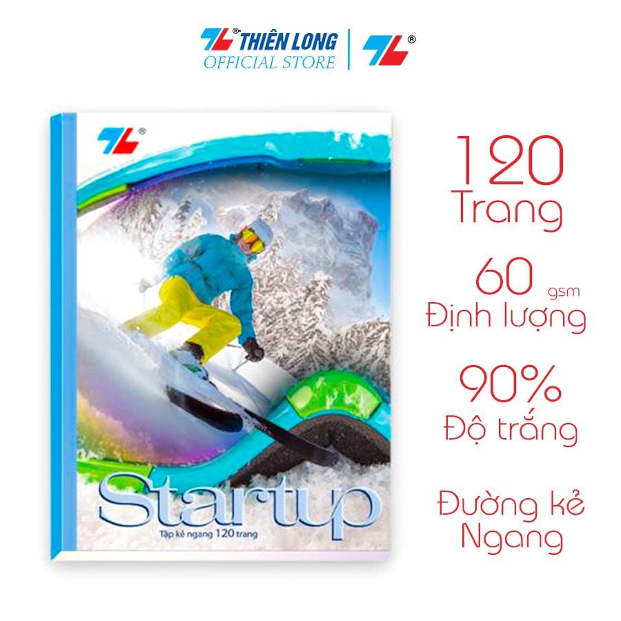 Tập học sinh 120 trang dòng kẻ ngang 60 gsm Thiên Long NB-096 (hình ngẫu nhiên)