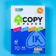 Ream giấy A4 70 gsm IK Copy (500 tờ) - Hàng nhập khẩu Indonesia