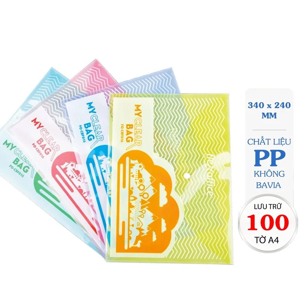 Bìa nút F4 Thiên Long Flexoffice FO-CBF016