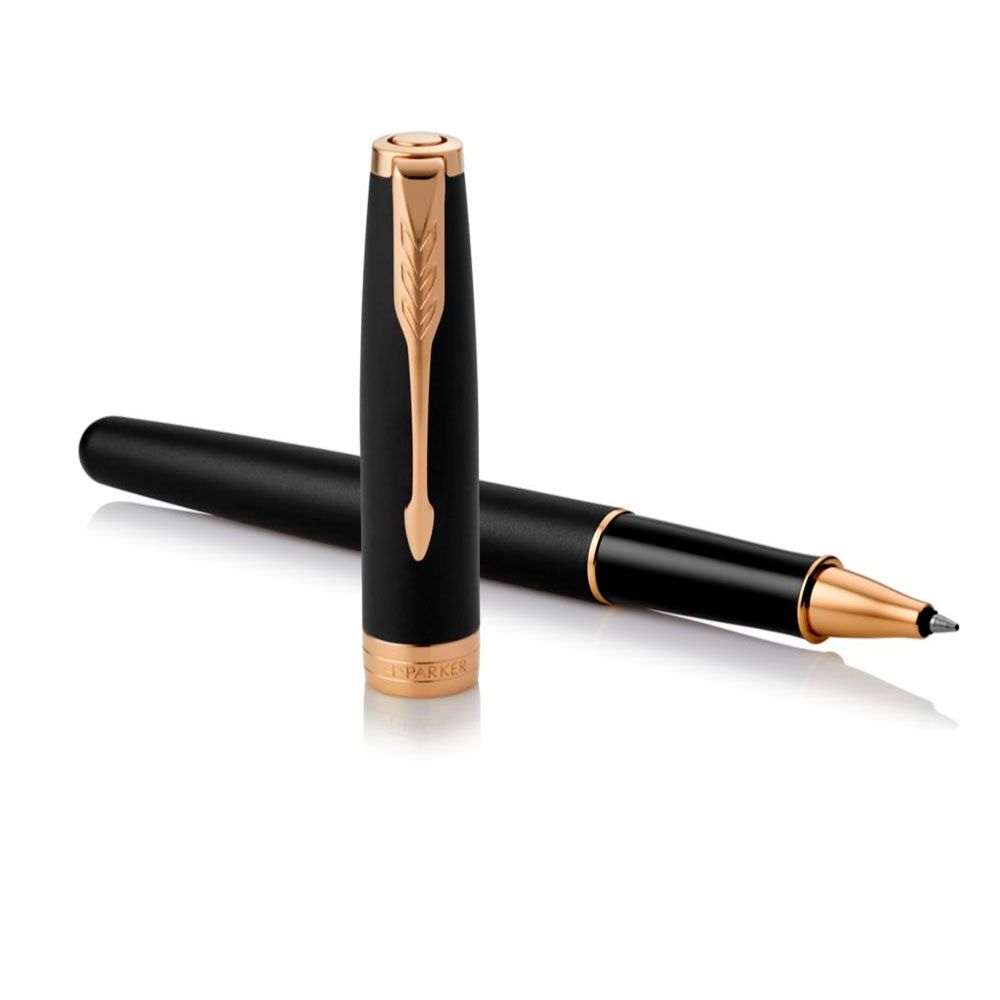 Bút lông bi cao cấp Parker Sonnet X-M Black GT TB-1950878 - Mạ Vàng 18K