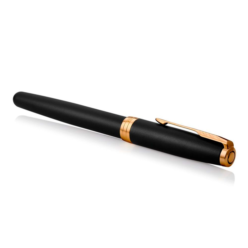 Bút lông bi cao cấp Parker Sonnet X-M Black GT TB-1950878 - Mạ Vàng 18K