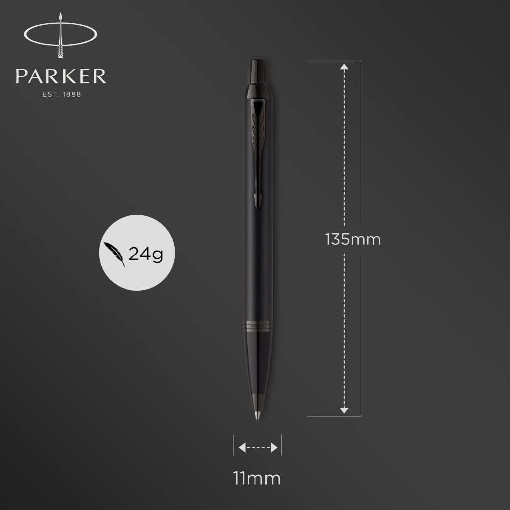Bút bi cao cấp Parker IM Achromatic Black-2127618