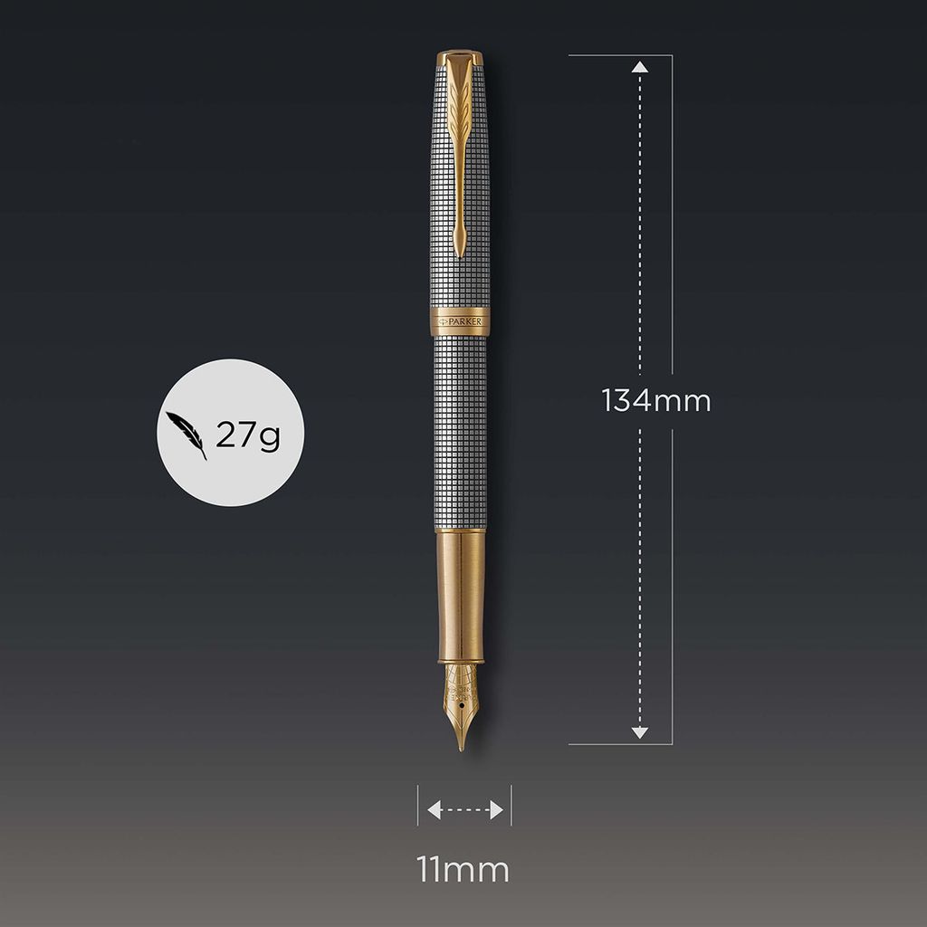 Bút máy cao cấp Parker PK Sonnet Ciselé GT FP-18K F-1931489