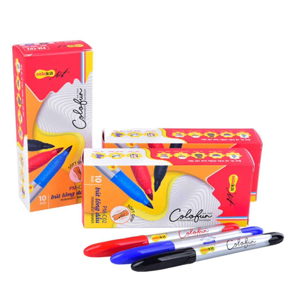 Combo 10 Bút lông dầu mỹ thuật Colokit PM-C02