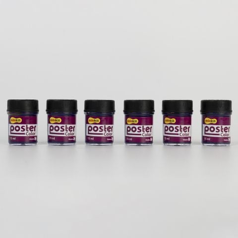 Hộp 6 lọ màu nước Poster Color Thiên Long Colokit POSCO-03 - Tiêu chuẩn châu Âu