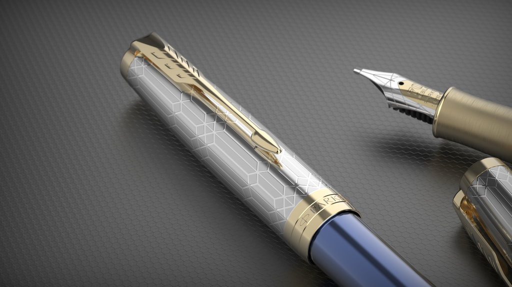 Bút máy cao cấp Parker Sonnet Special Edition 70th Anniversary Jubilee-2175073 - Mạ vàng 18K