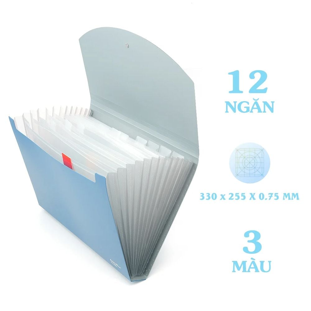 Cặp 12 ngăn Flexoffice FO-EB01 (FS)