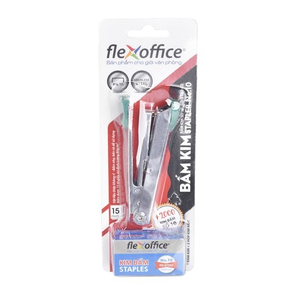 Bộ bấm kim và kim bấm Flexoffice FO-ST02-S2