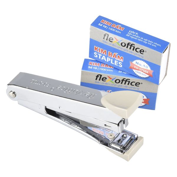 Bộ bấm kim và kim bấm Flexoffice FO-ST02-S2