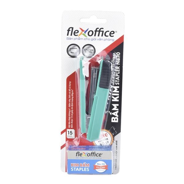 Bộ bấm kim số 10 và kim bấm Flexoffice FO- ST03- S2