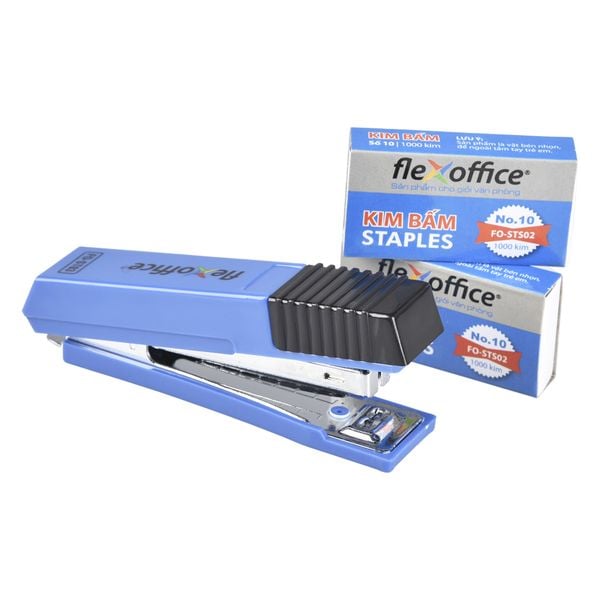 Bộ bấm kim số 10 và kim bấm Flexoffice FO- ST03- S2