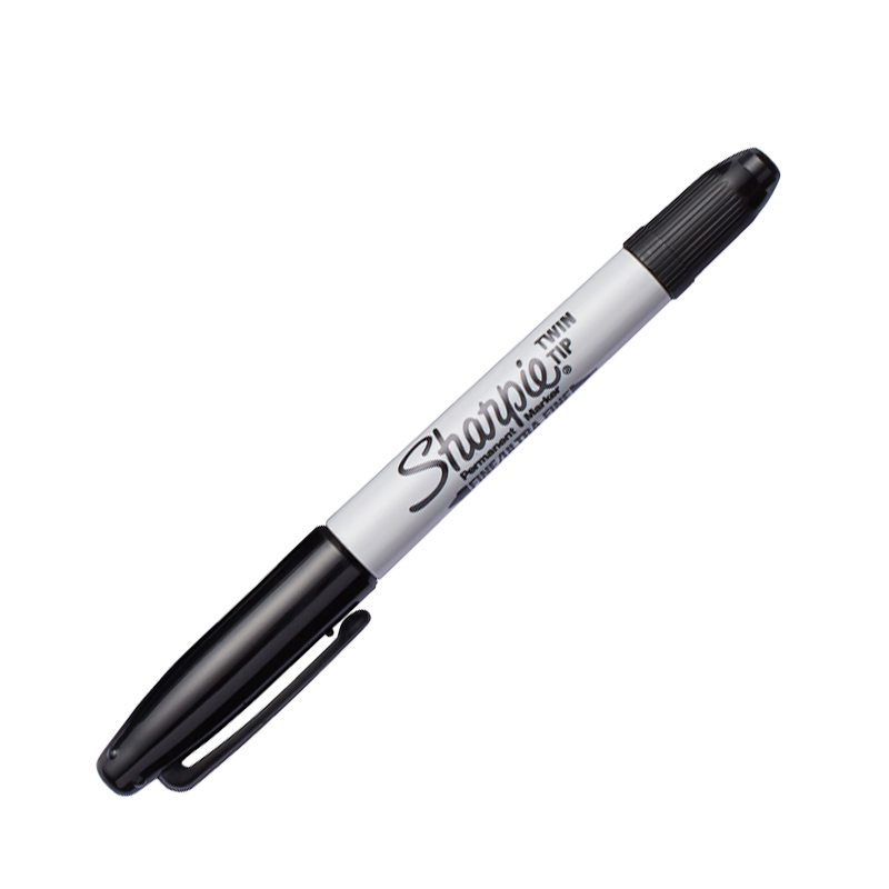 Bút Lông Dầu Sharpie Twin Tip Đen 32201