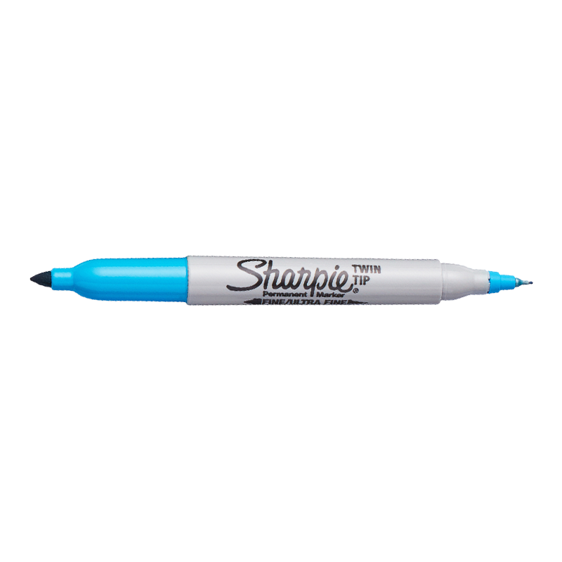 Bút lông dầu Sharpie Twin Tip xanh da trời  1799119