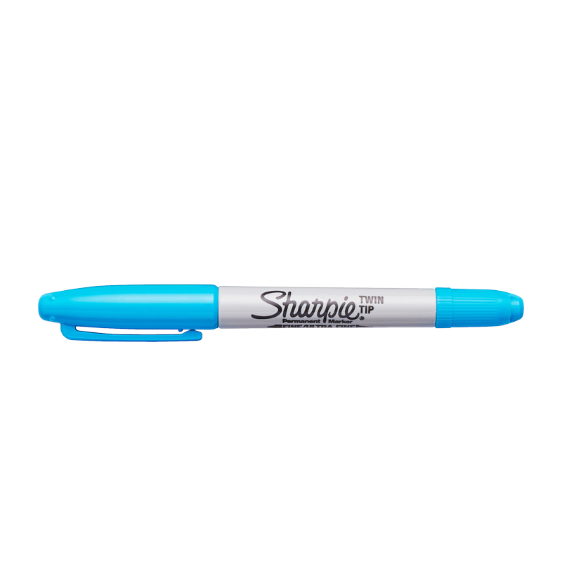 Bút lông dầu Sharpie Twin Tip xanh da trời  1799119