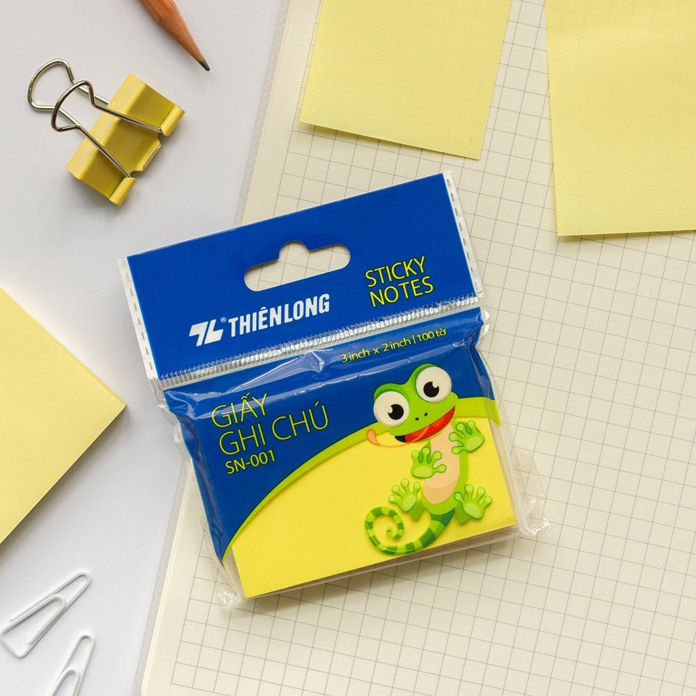 Giấy ghi chú - Giấy notes Pastel Thiên Long - Nhiều kích thước
