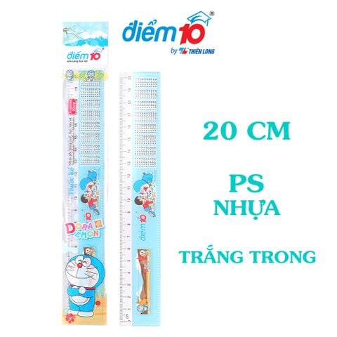 Thước thẳng Điểm 10 Doraemon SR-011/DO