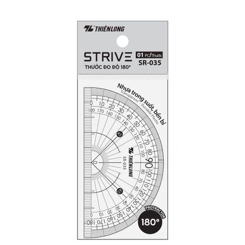 Thước đo độ 180º Strive Thiên Long SR-035