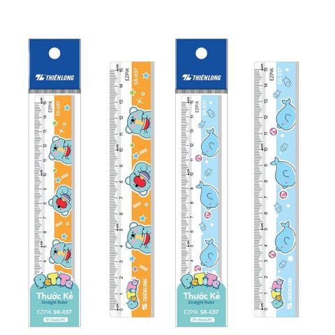 Thước thẳng 15cm Ezpik PeTiTe Thiên Long SR-037 - Mẫu ngẫu nhiên