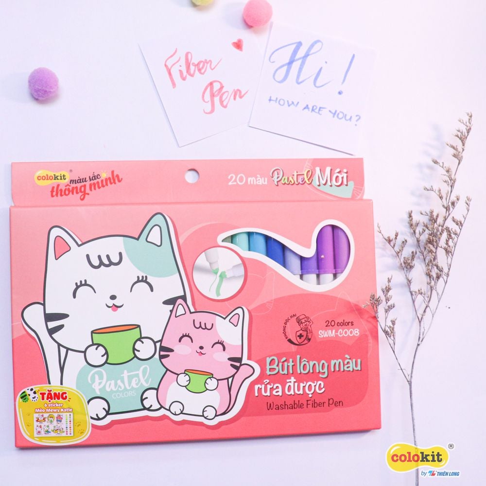 Bộ Fiber Pen Ghi Chú Sáng Tạo 2