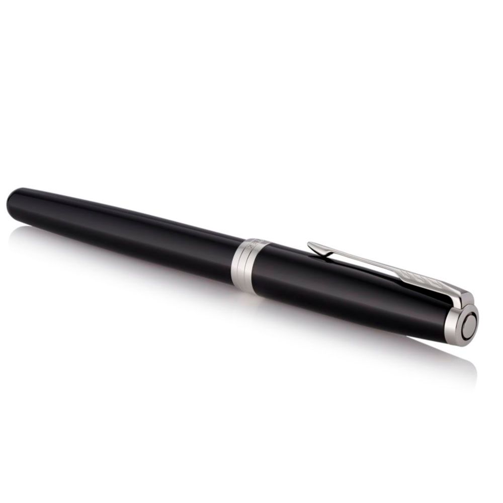 Bút máy cao cấp Parker Sonnet Black CT TB-1950789 - Mạ vàng 18k